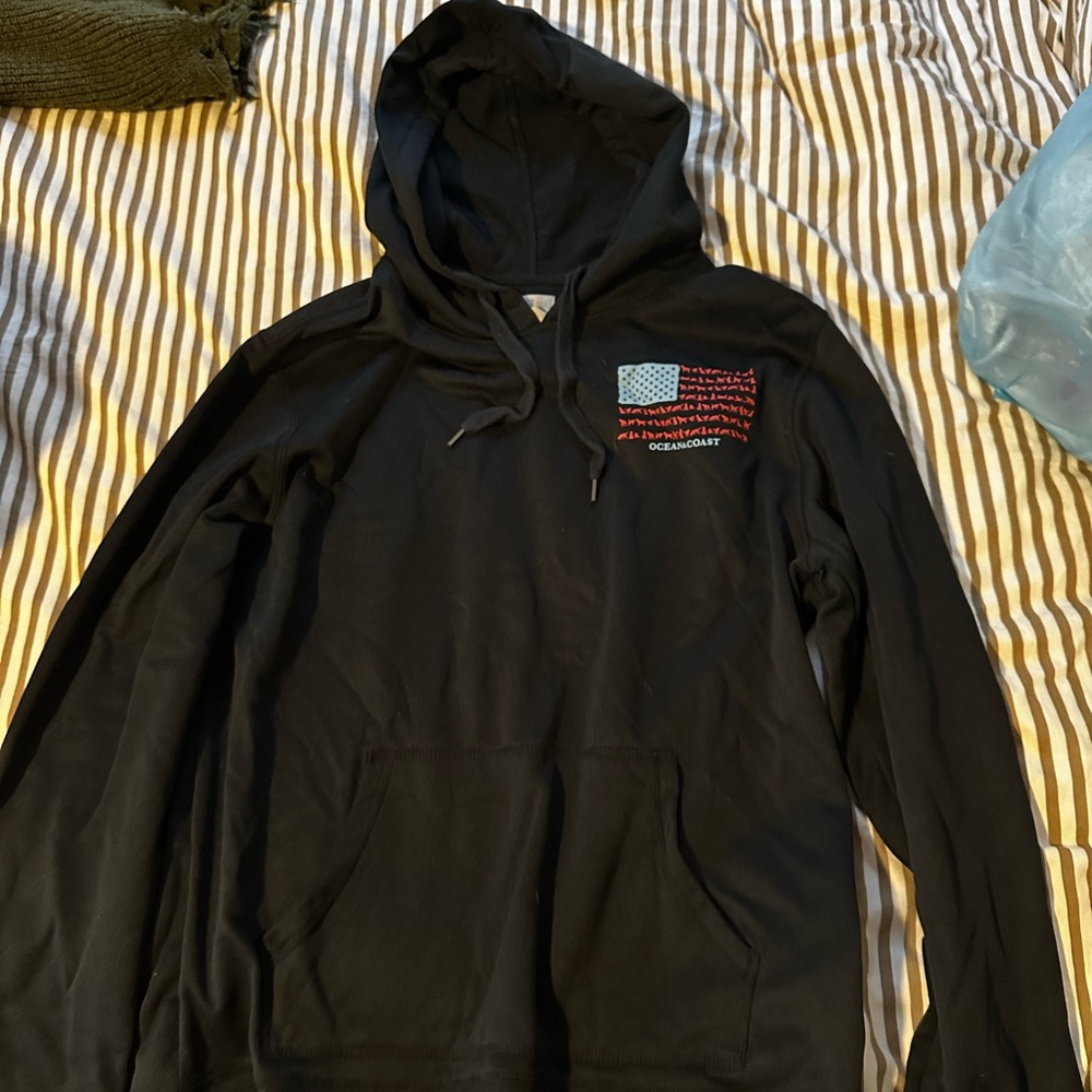 Ocean and Coast Black Sweatshirt Classic Pullover Design